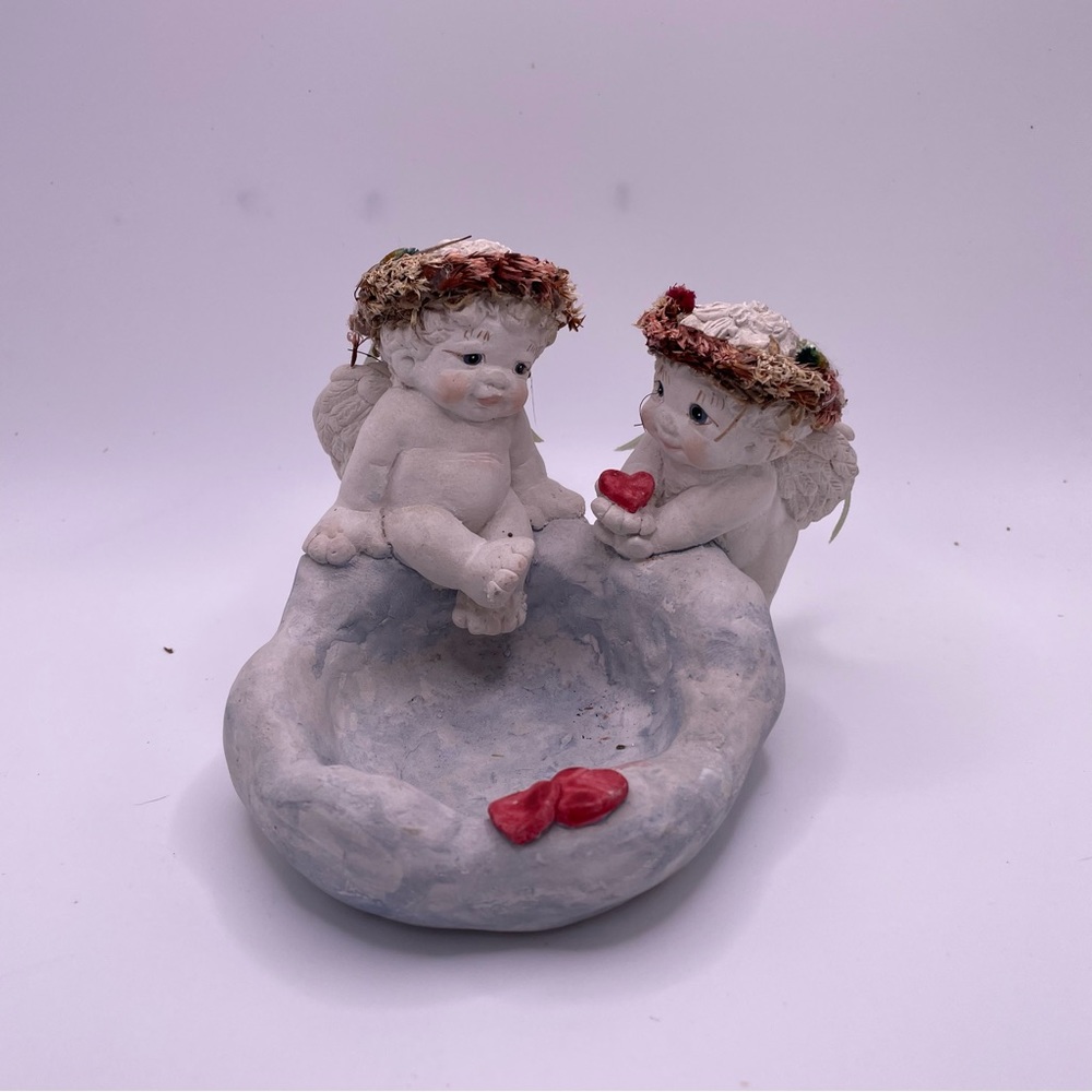 VTG 90s DREAMSICLES Angels Cherubs Love Fountain Gary’s Bowl Cast Art
